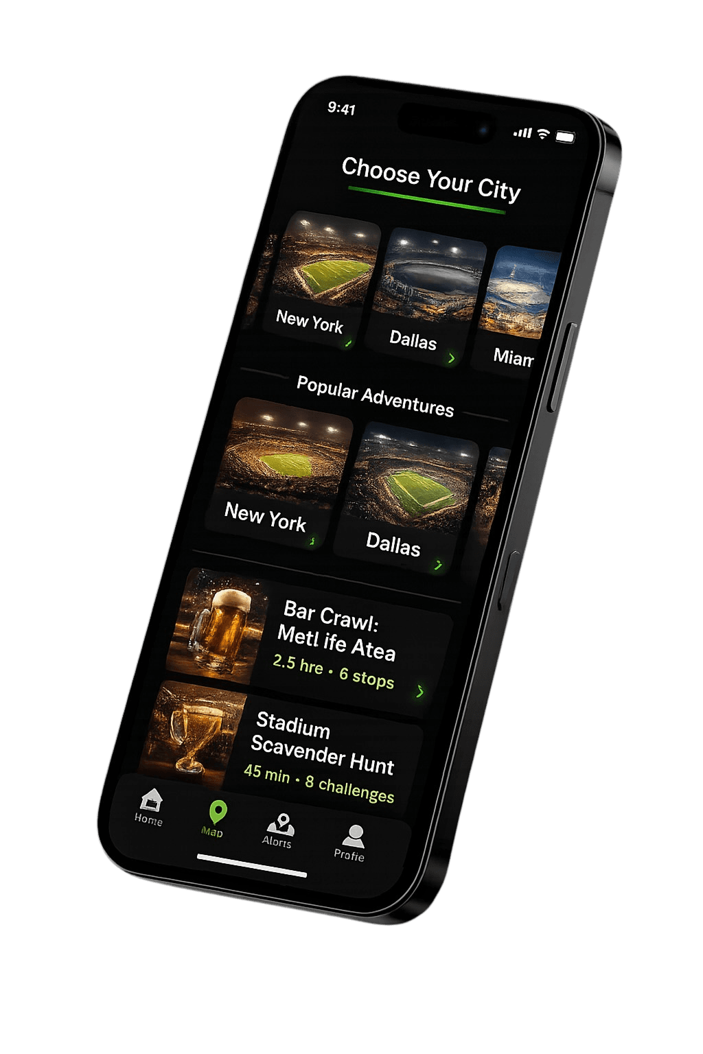 Football Underground App — Explore local spots near stadiums