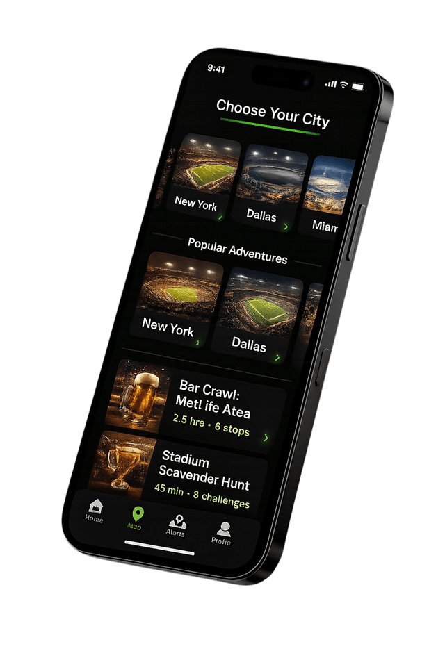 App screen: Choose Your Adventure